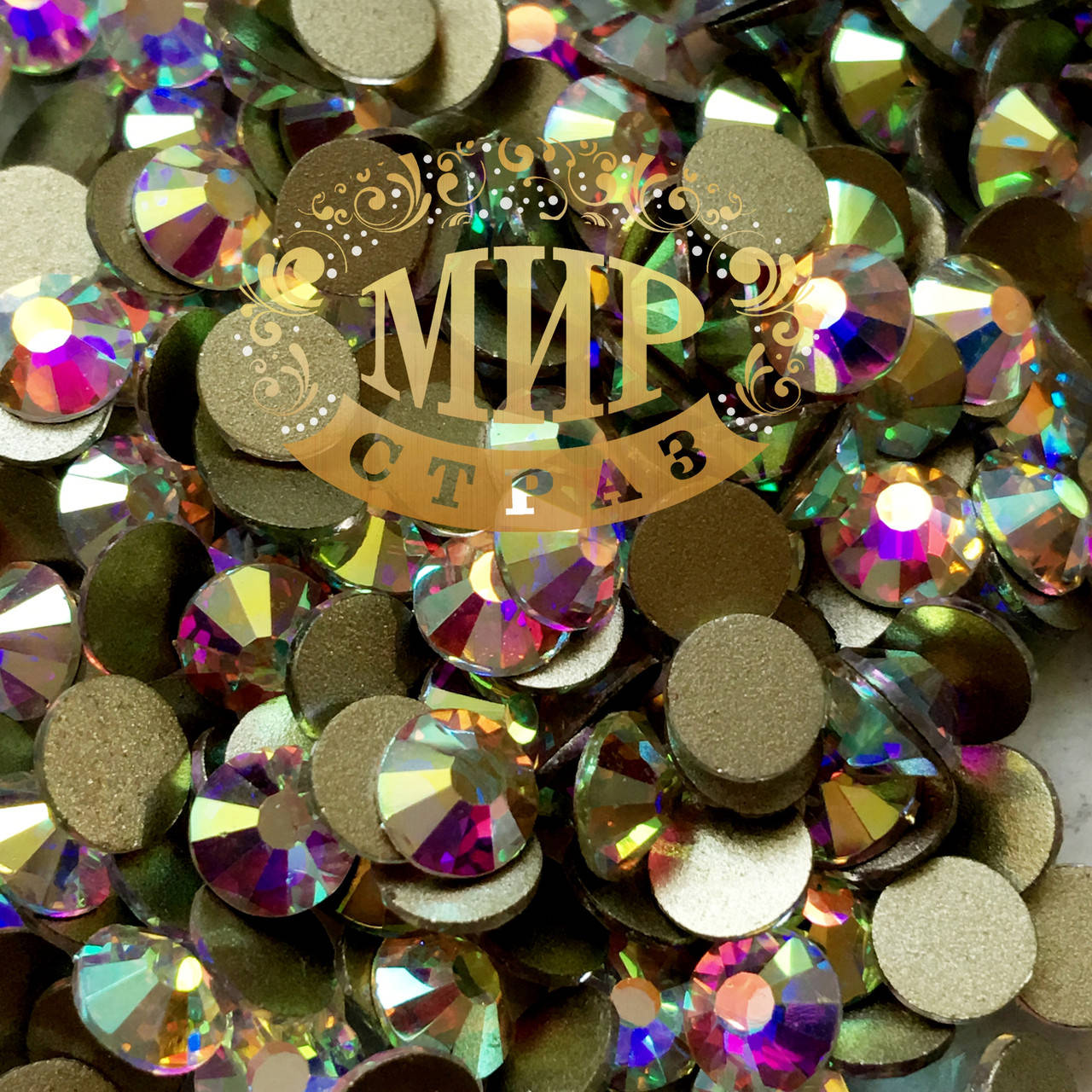 

Стразы ДМС Crystal AB(хамелеоны) ss 8(2,5мм), 100шт