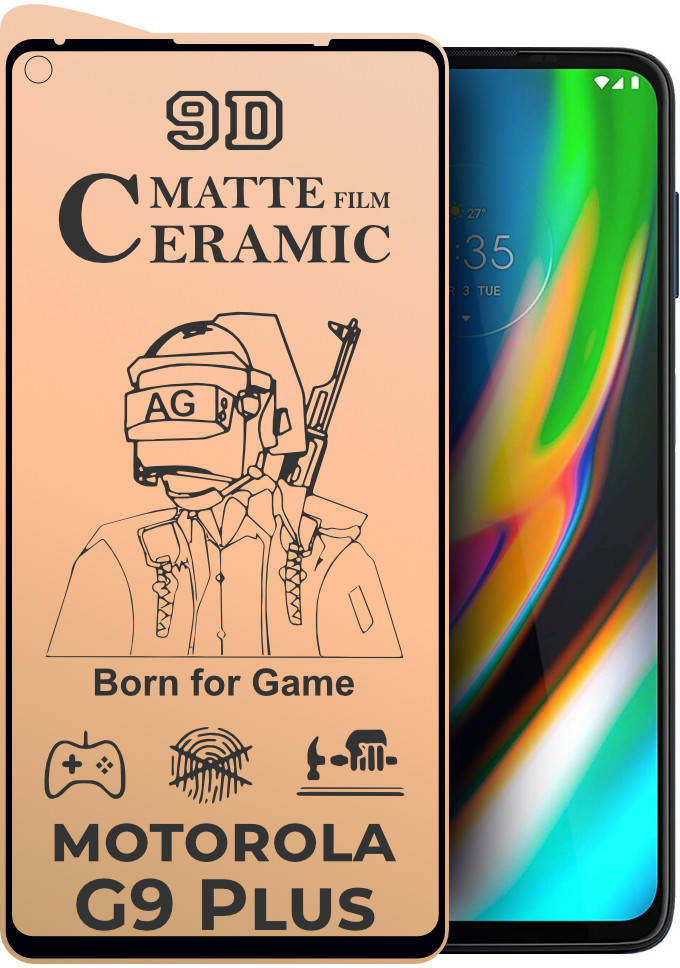 

Защитная пленка керамическая Ceramic Motorola G9 Plus (матовая)