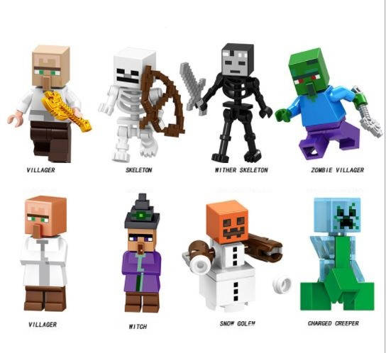 

Фигурки человечки майнкрафт Minecraft для лего lego