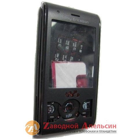 

Sony Ericsson W595 корпус полный клавиатура HQ, Черный