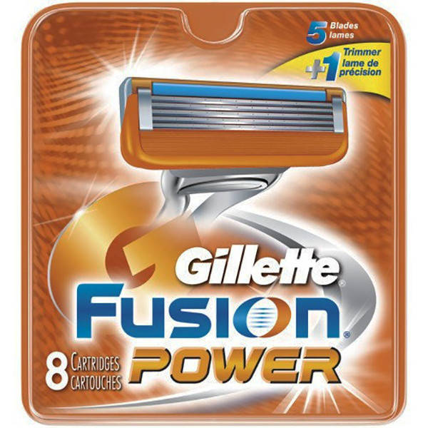 

Gillette Fusion Power 8 шт. в упаковке сменные кассеты для бритья