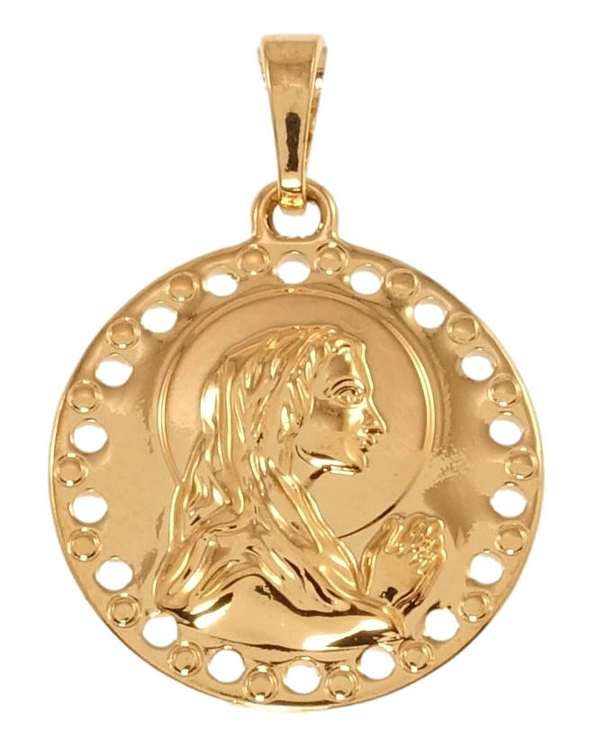 

Кулон Xuping Позолота 18K "Декоративная Ладанка Молящаяся Дева Мария"