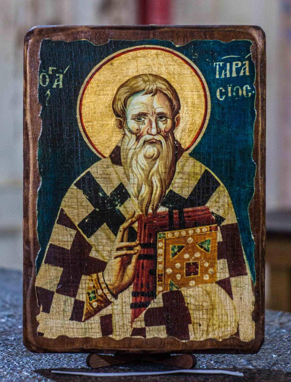 

Икона Тарас святой праведный (на дереве)