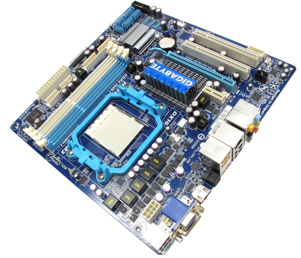 

Материнская плата GIGABYTE GA-MA78LMT-US2H Socket AM3, +планка