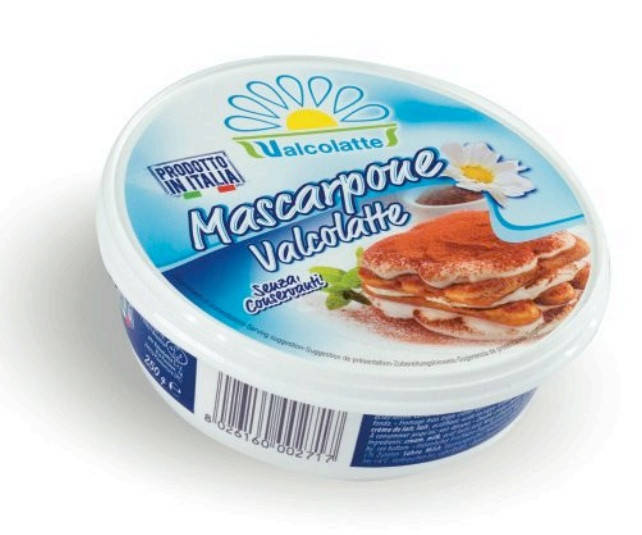 

Сыр Mascarpone Valcolatte 250 г Италия