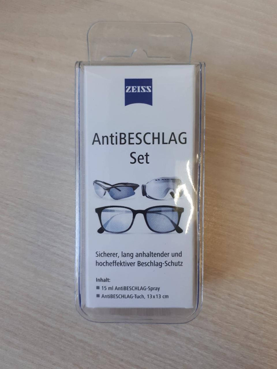 

Набор от запотевания "ZEISS" ( Спрей Анти-фог + Салфетка ) Германия