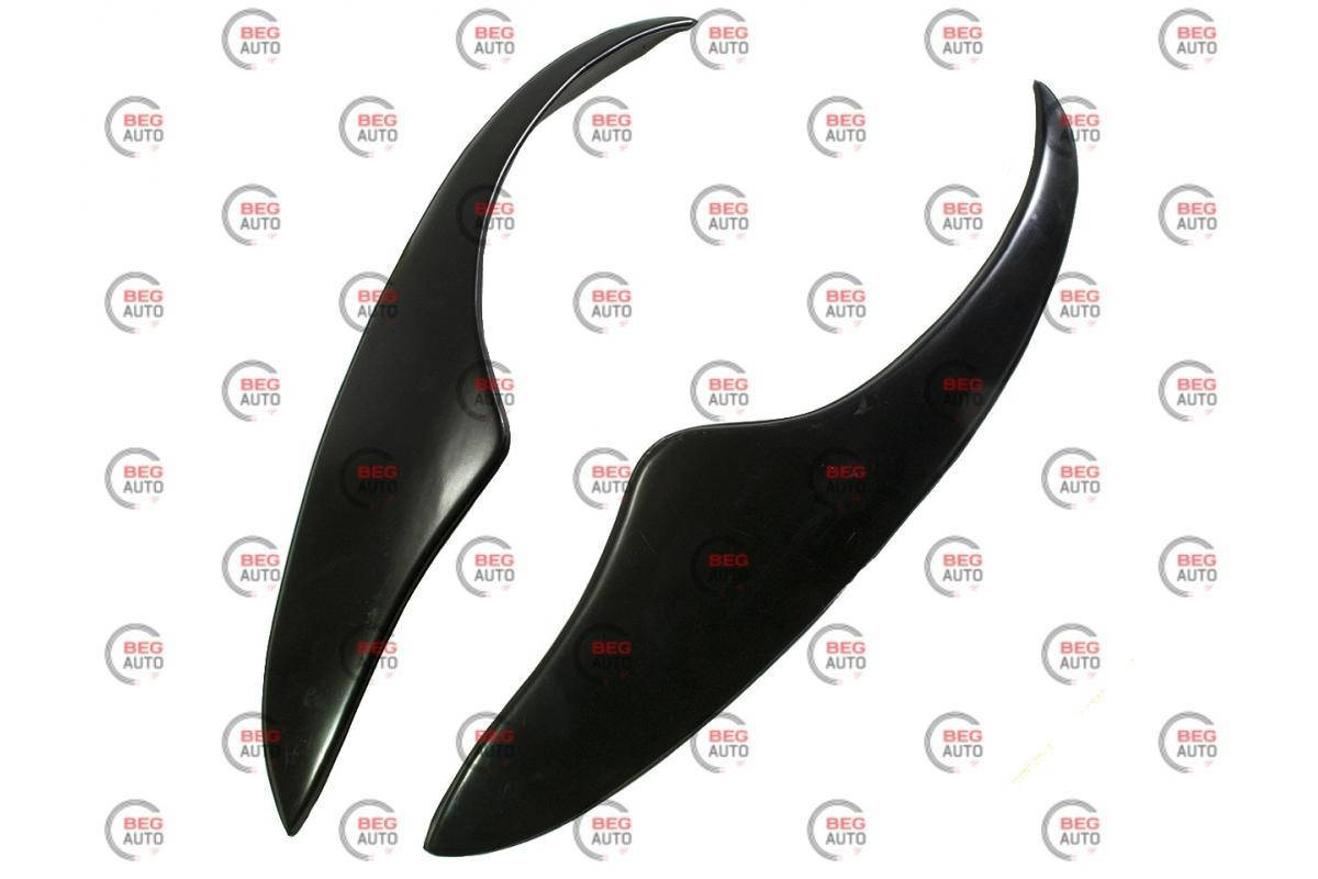 

Накладки фар Daewoo Lanos "реснички" тюнинг (гладкие)