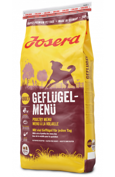 

Josera Geflügel-Menü - корм с большим содержанием домашней птицы 15 кг