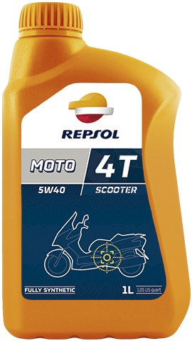 

Моторное масло для 4-х тактных двигателей скутеров REPSOL MOTO SCOOTER 4T 5W40 (1L) Синтетика
