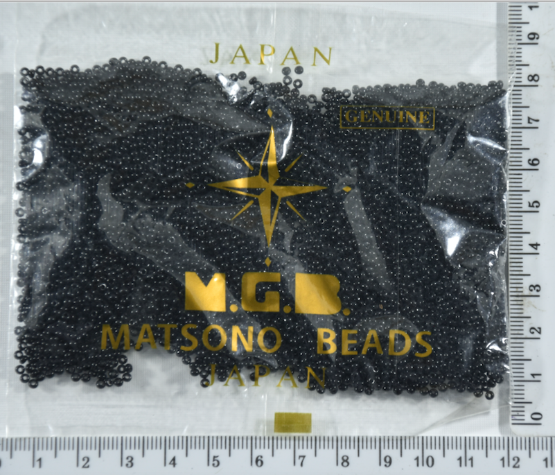 

Бисер №11/0 "MATSUNO"-Япония(50гр) №Х49Х черный уп=1шт