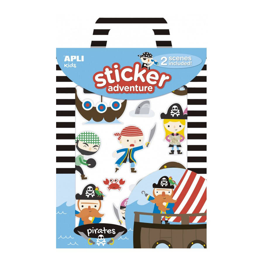 

Игровой набор с наклейками "Пираты" Apli kids