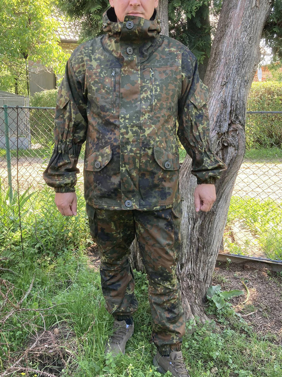

Костюм Горка (Flecktarn) куртка и штаны горка, тактическая нацгвардии военная зсу 56/58, Оливковый