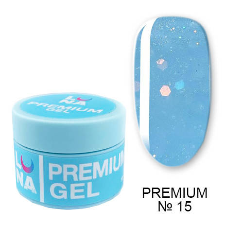 

Luna Gel Premium № 15 - камуфлирующий гель, 30 мл