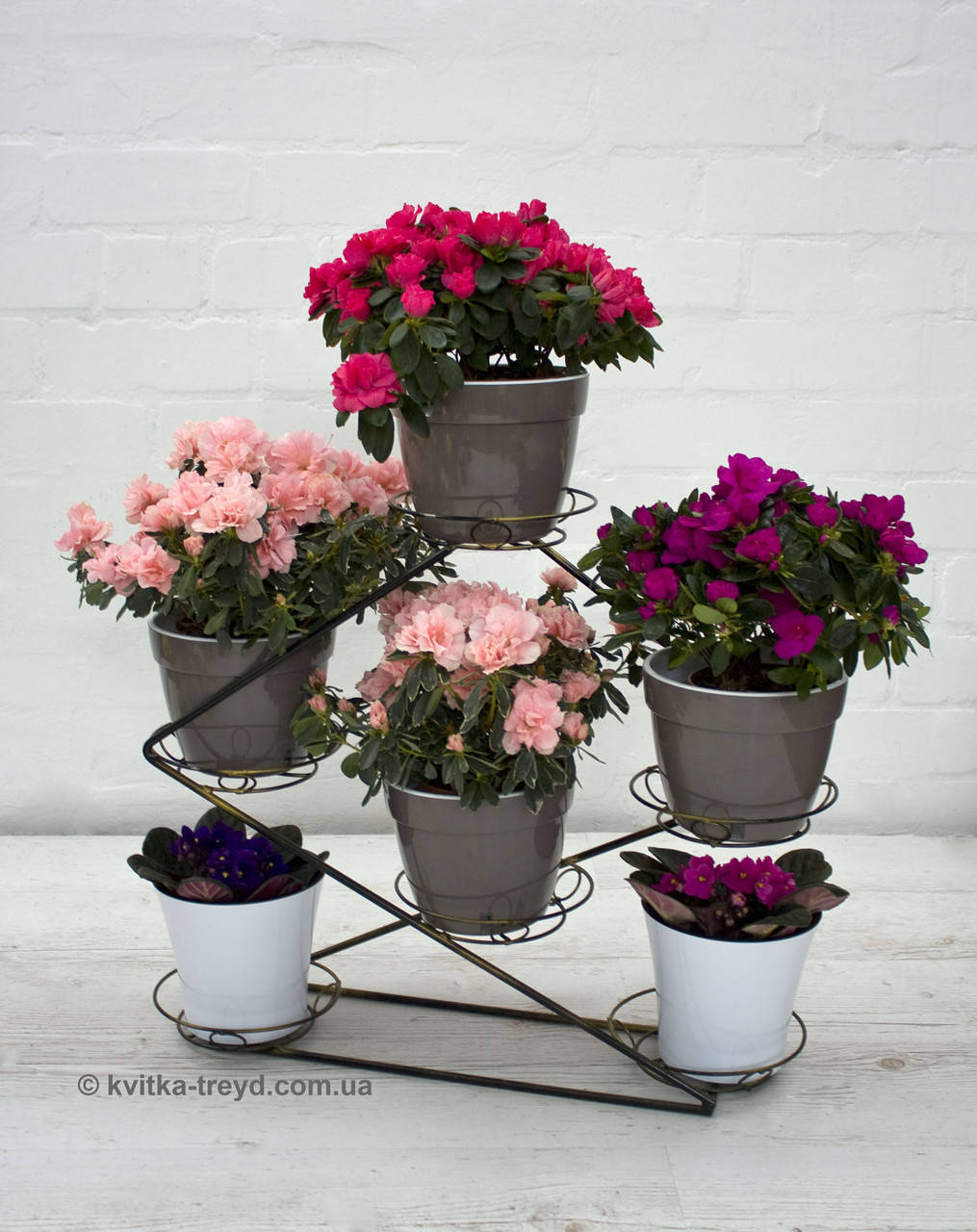 

Оконная Металлическая Подставка для Цветов "Инь и Янь"