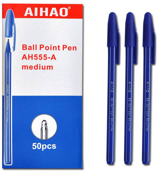 

Ручка Шариковая 555-А 0,7 мм синяя. AIHAO
