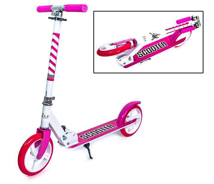 

Детский двухколесный самокат Складной Scooter 470 Розовый цвет