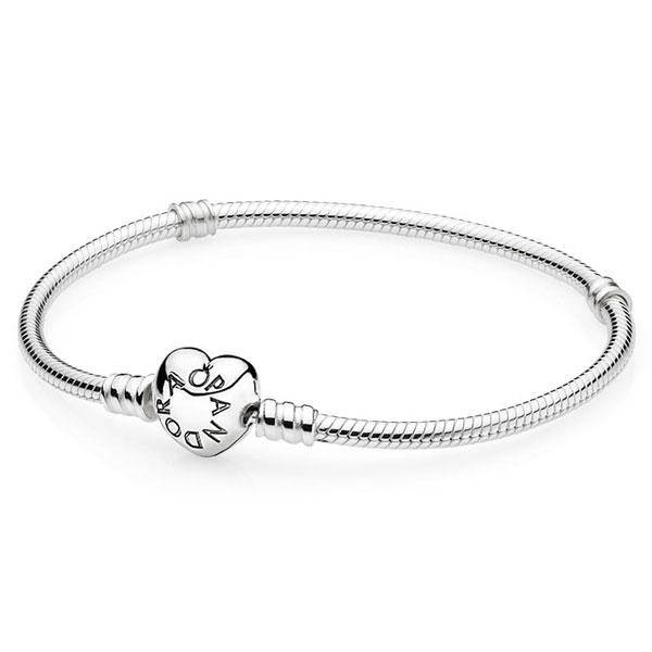 

Пандора Браслет, с застежкой p-lock в виде сердца (20 см) Pandora 590719