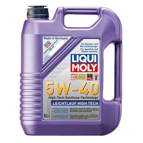 

Синтетическое моторное масло 5W-40 LIQUI MOLY автомобильное - Leichtlauf High Tech 5W-40 5л.