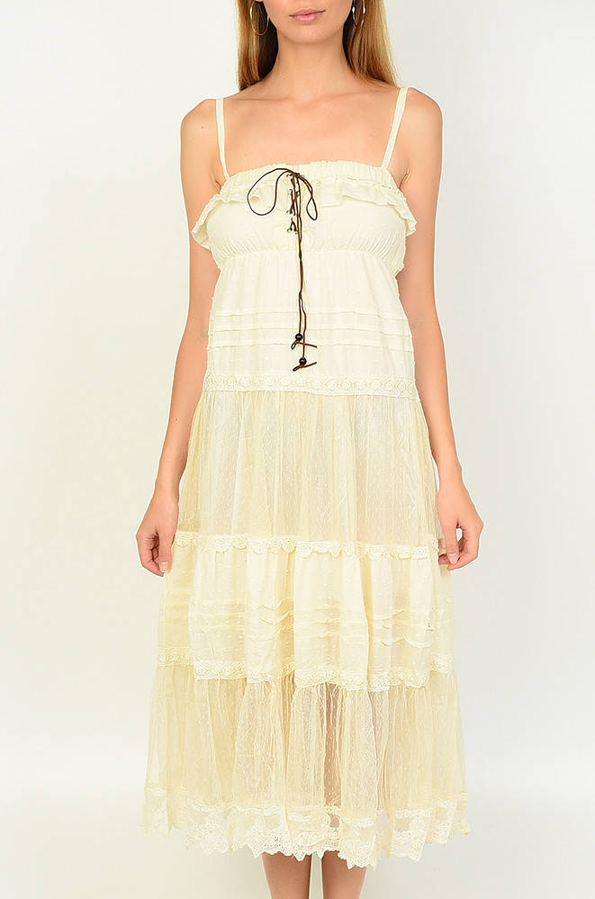 

Сарафан женский молочный 133984M