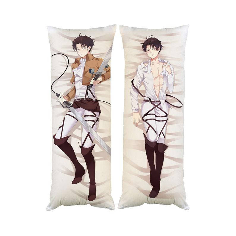

Подушка обнимашка дакимакура Атака Титанов Леви (Levi) двухсторонняя 40х100 см со съемной наволочкой (dak0146)