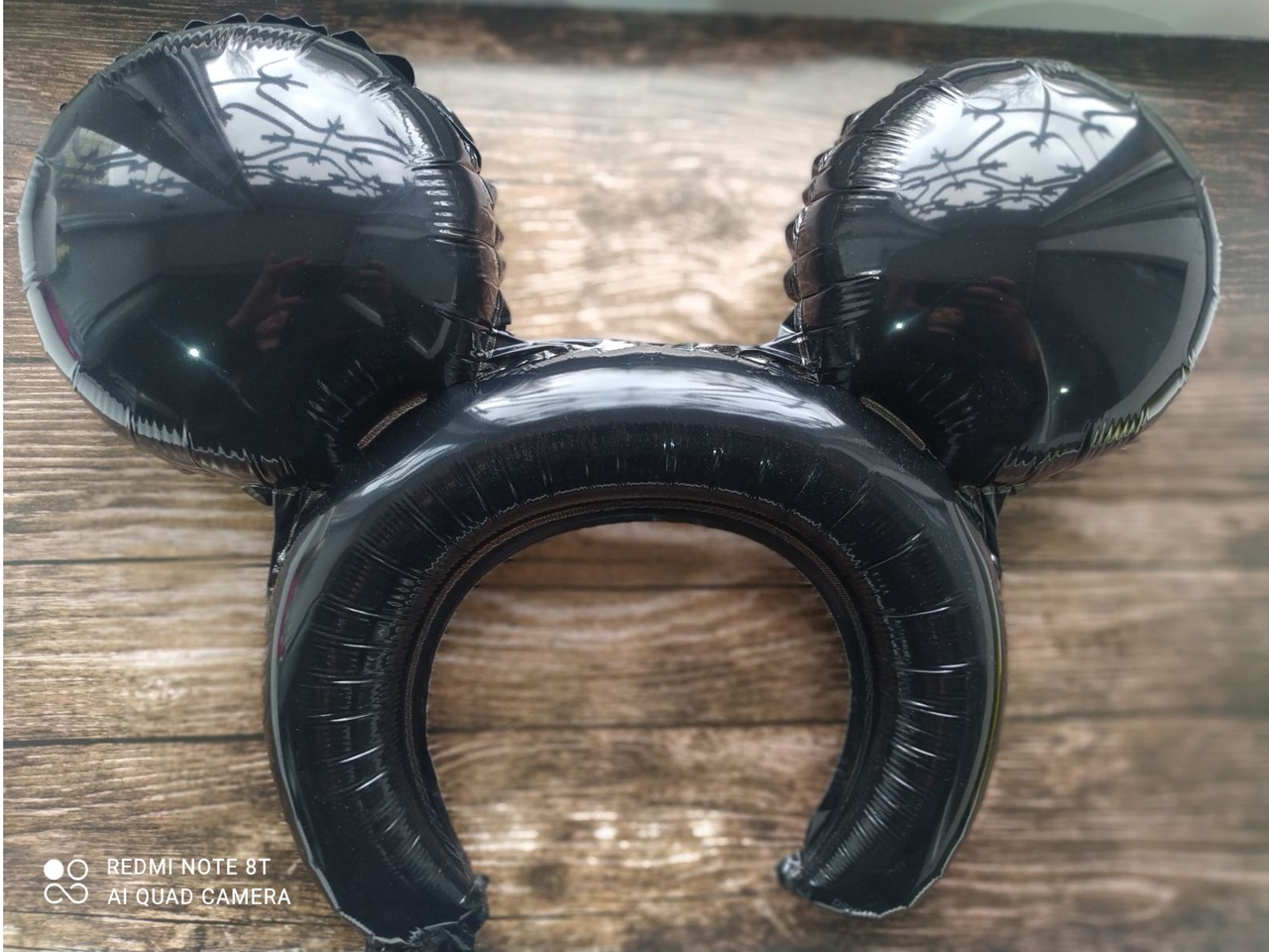 

Фольгированый ободок на голову "Ушки Микки Мауса", с клапаном, Китай