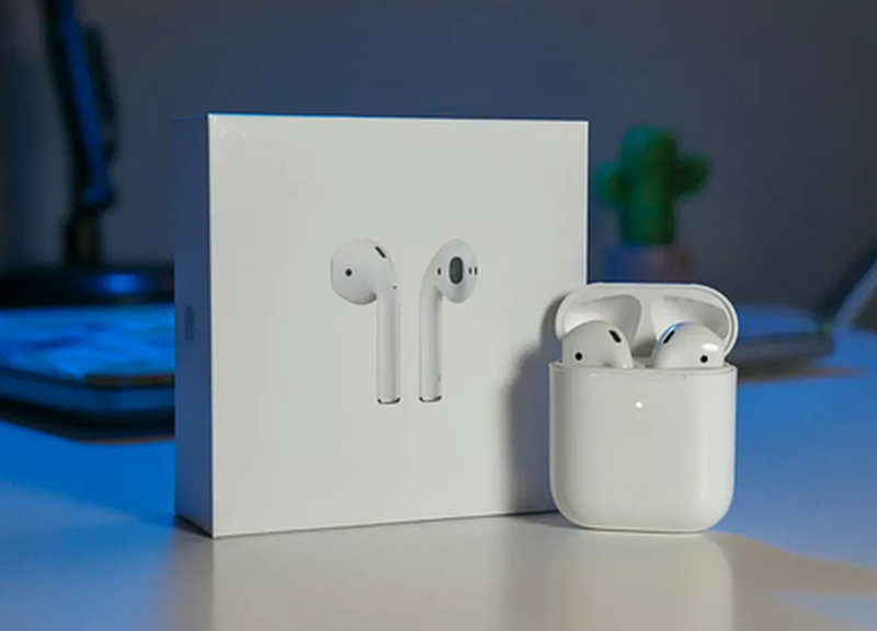 

Беспроводные наушники Apple AirPods 2 -го поколения с Фитнес браслетом М5 в подарок. Эпл Аирподс 2 поколения, Белый