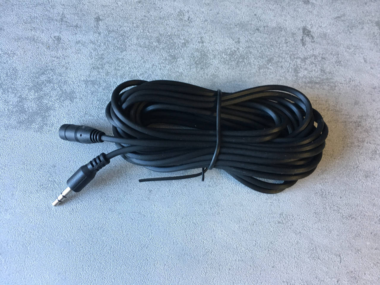 

Aux кабель удлинитель 3.5 мм mini-jack (M) - (F) 5 м, Black, Черный