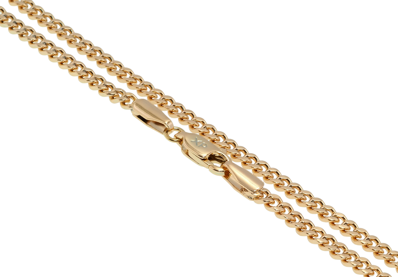 

Цепочка Xuping Позолота 18K "Плетение Панцирное" длина 35см х 3мм