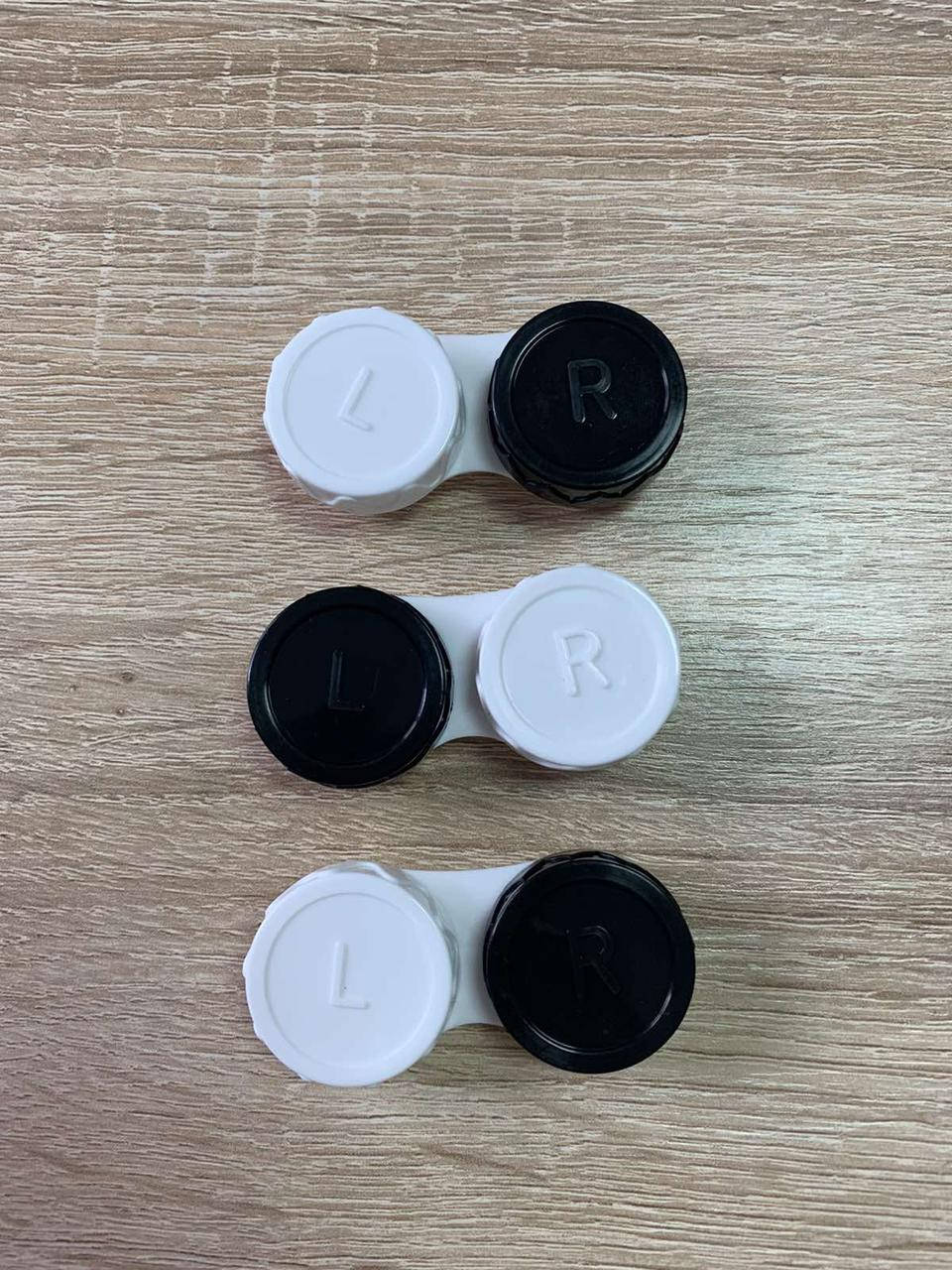 

Контейнер для контактных линз, цвет черный