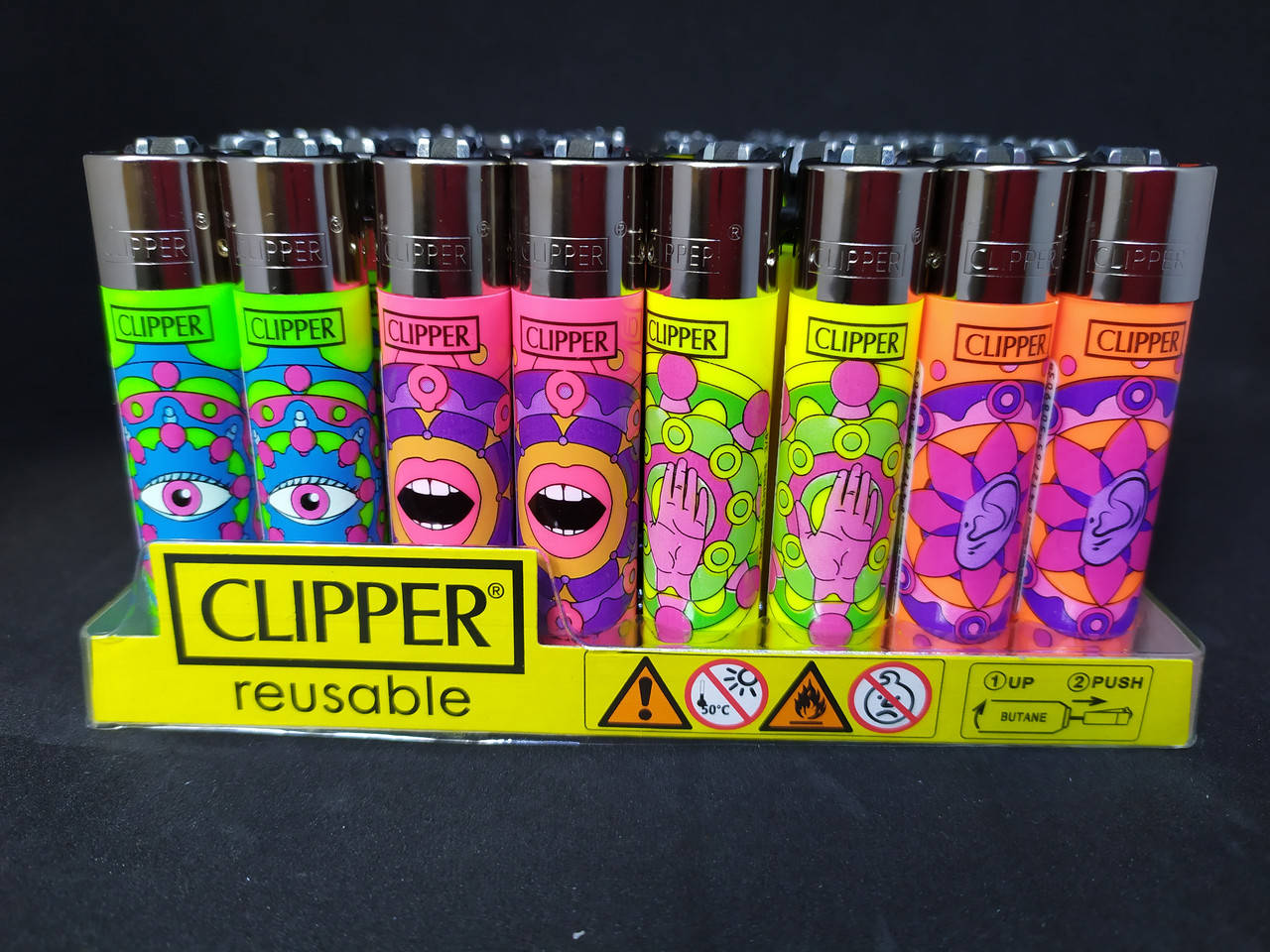 

Зажигалка Клипер Clipper в ассортименте, Разные цвета