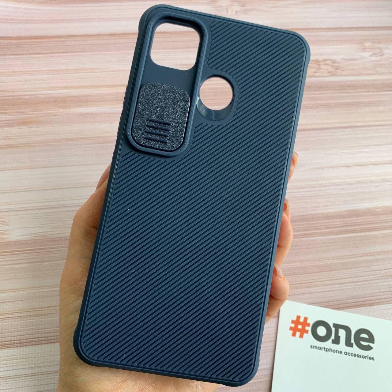 

Чехол для Tecno POP 4 плотный со шторкой для камеры чехол на телефон техно поп 4 синий MSH