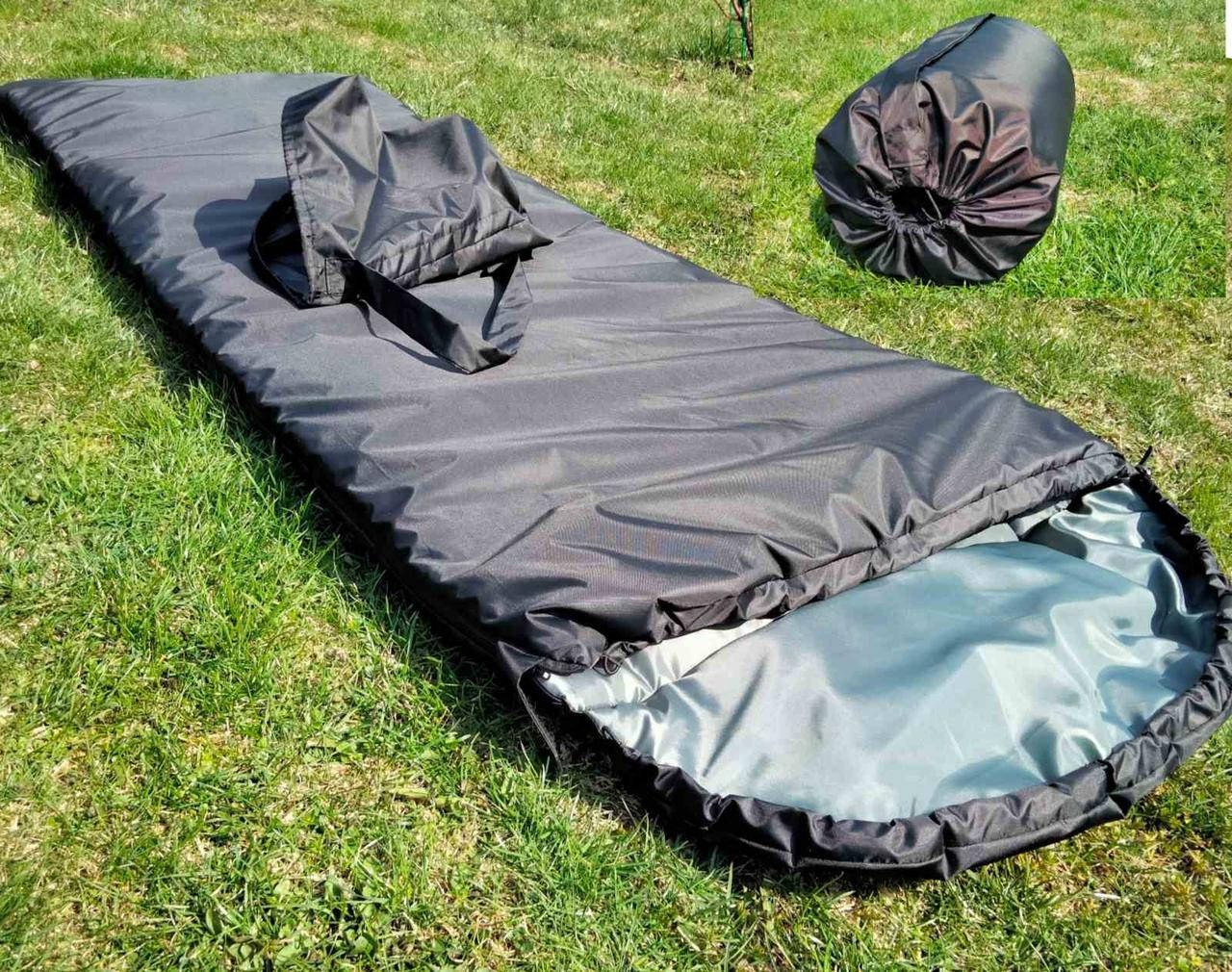 

Спальний мішок. Спальник. Спальнік. Спальный мешок., Черный