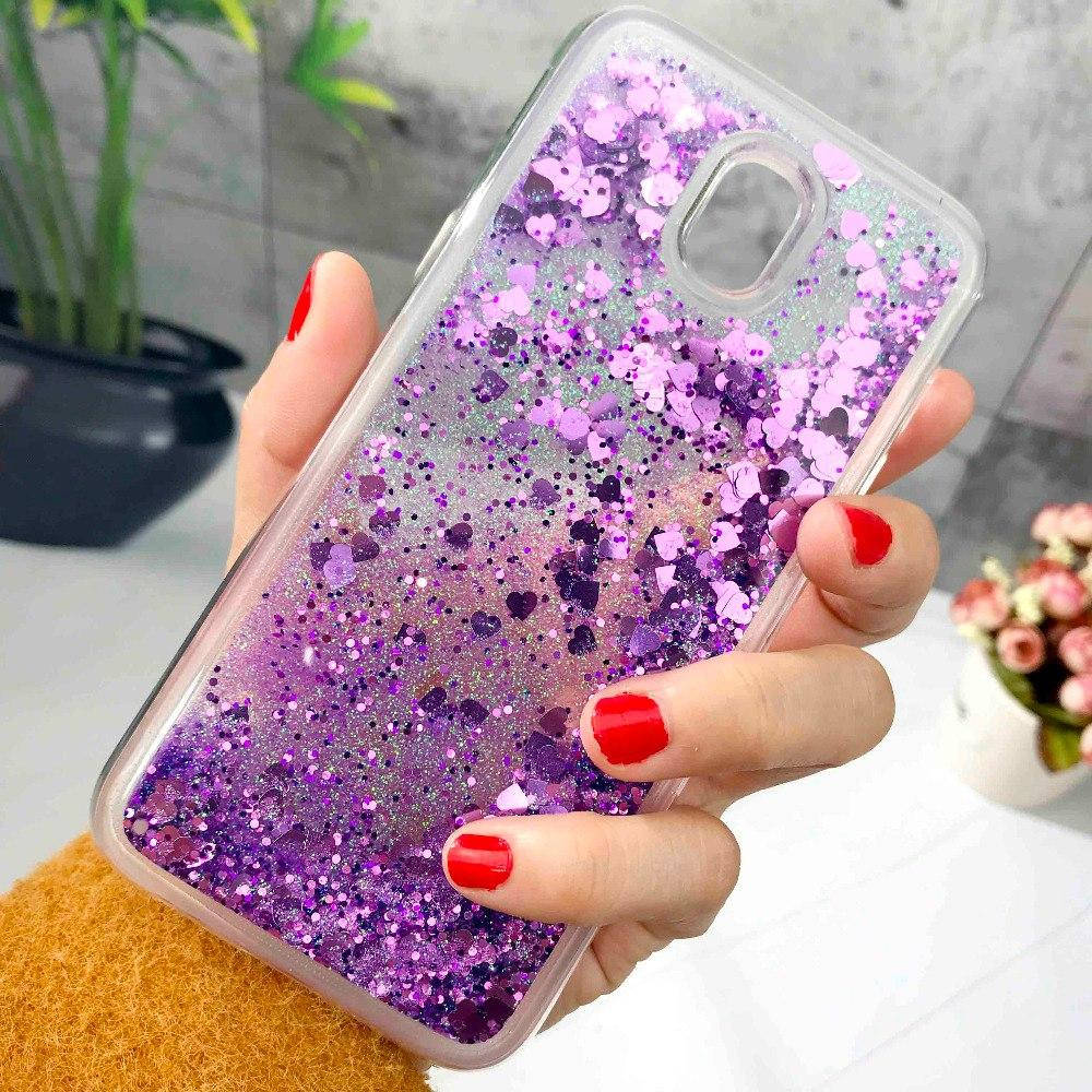 

Чехол Glitter для Samsung Galaxy J5 2017 / J530 Бампер Жидкий блеск фиолетовый