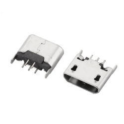

Гнездо Micro USB B 5pin вертикальный без юбки