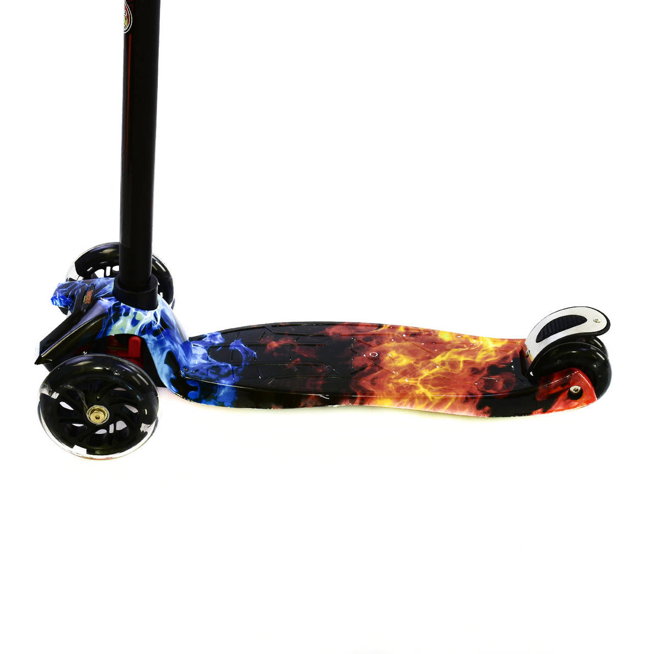 

Самокат MAXI Best Scooter 3 колеса свет 60кг макси огненный 3-12 лет, Синий