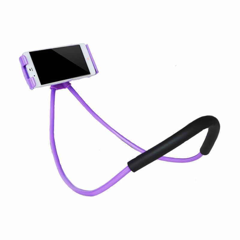

Гибкий держатель для телефона на шею Holder фиолетовый