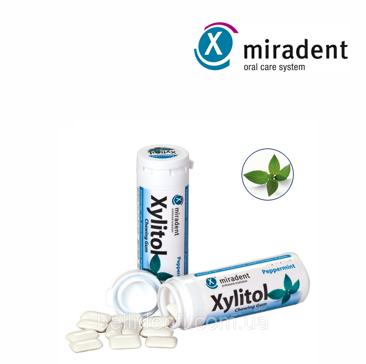 

Жевательная резинка с ксилитом Xylitol Pappermint (перечная мята), 30 шт.