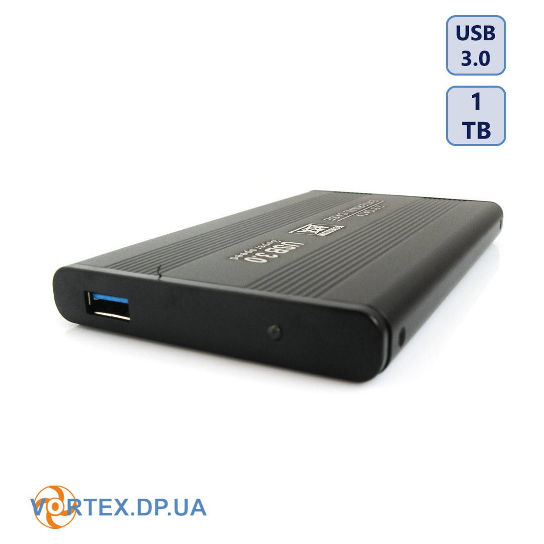 

Внешний HDD 2.5" Usb 3.0 1TB TRY TB-S254U3 металлический корпус, черный