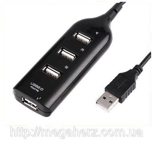 

USB хаб hub 4 порта разветвитель удлинитель