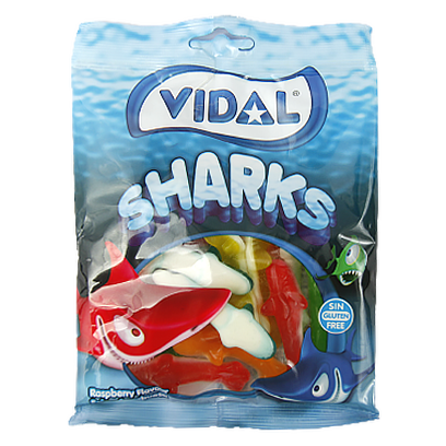 

Желейки Відал акули Vidal sharks 100g 14шт/ящ (Код : 00-00006170)