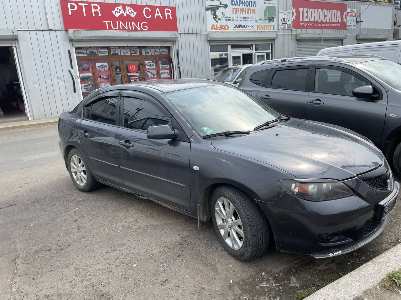 

Дефлекторы окон (ветровики) клеющие / накладные Д/о Mazda 3 2003-> 4D sedan 4шт (ANV-AIR)
