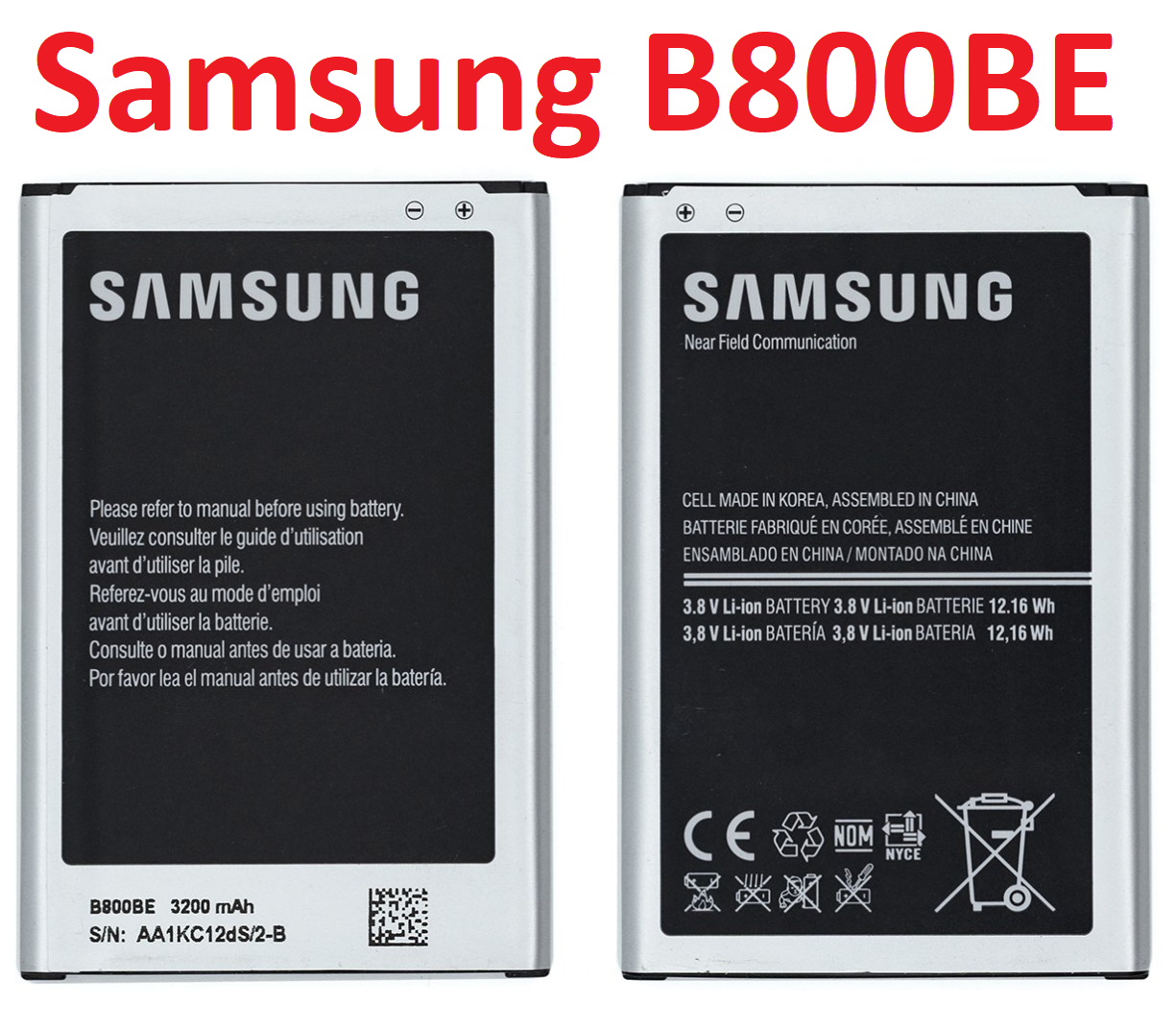 

Акумулятор Original Quality Samsung N9000 (Note 3) (B800BE)