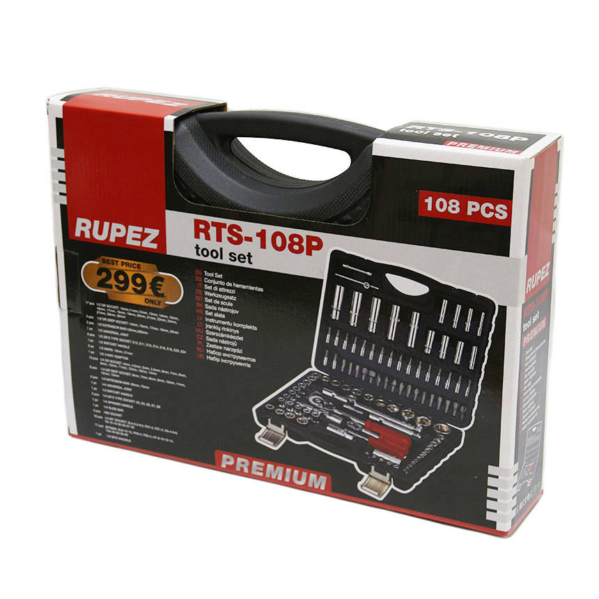 

Набор инструментов RUPEZ PREMIUM 108 од. [Тайвань]
