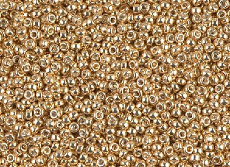 

Мiyuki 15/0 круглий 1052 - Galvanized Gold