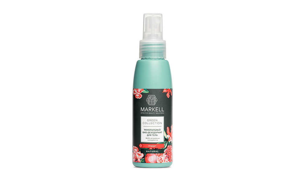 

Минеральний био-дезодорант для тела гранат GREEN COLLECTION Markell
