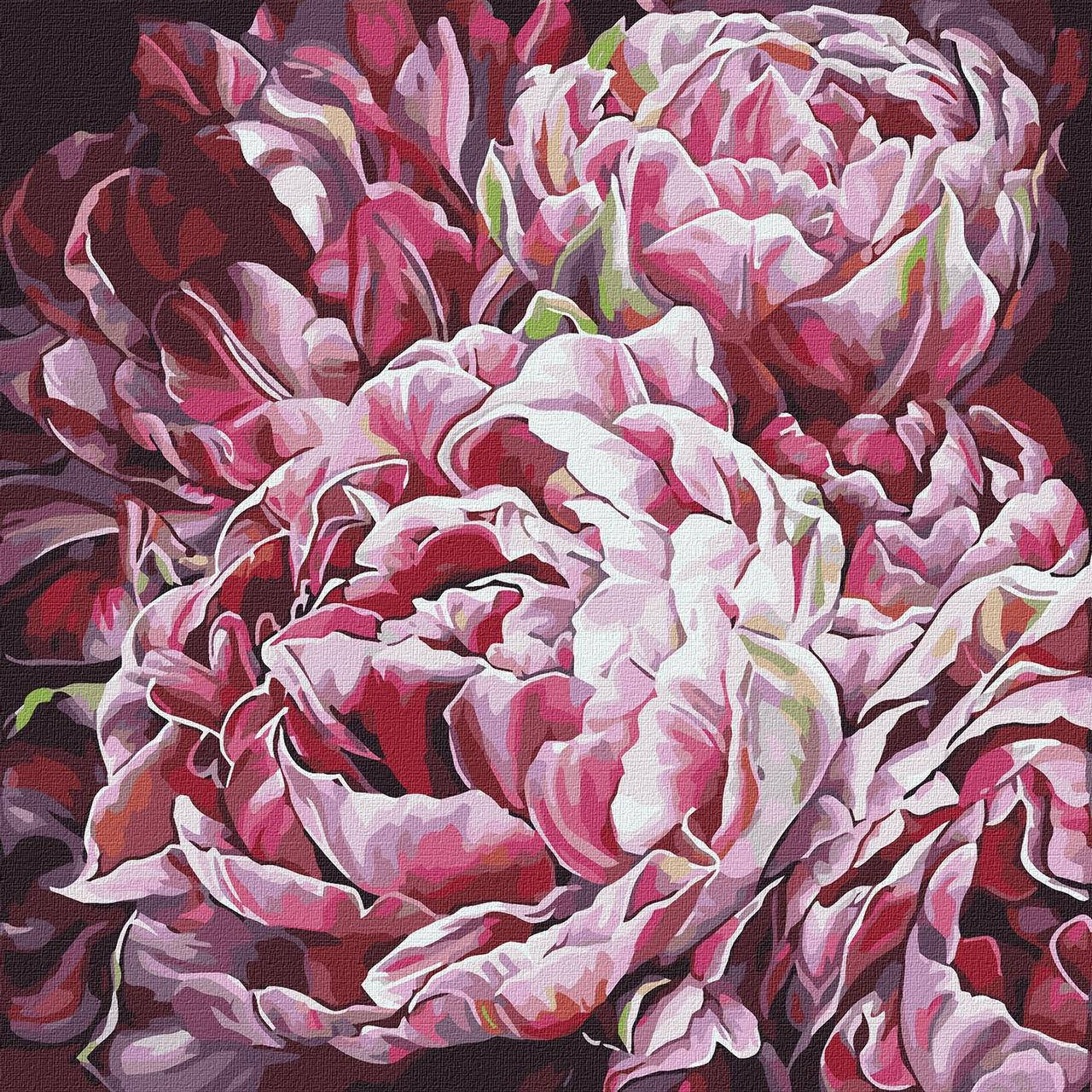 

Картина по номерам. Букети "Буйство барв 2" KHO3014 40*40см