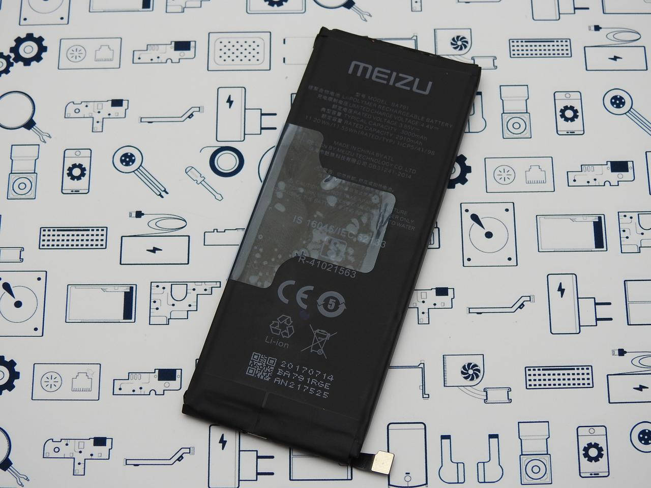 

Батарея BA791 Meizu Pro 7 (M792H) Сервисный оригинал с разборки (до 10% износа)