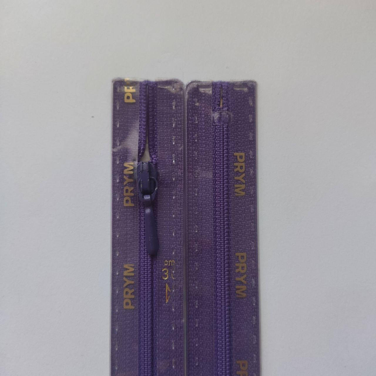 

Молнии 3 PRYM спиральные неразъемные, разные цвета, разные длины, с автоматическим фиксатором фиолетовый, 300