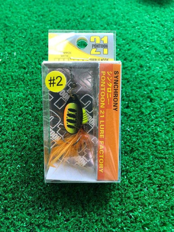 

Блесна вертушка Pontoon 21 SYNCHRONY #2.0 (4.7g), Желтый