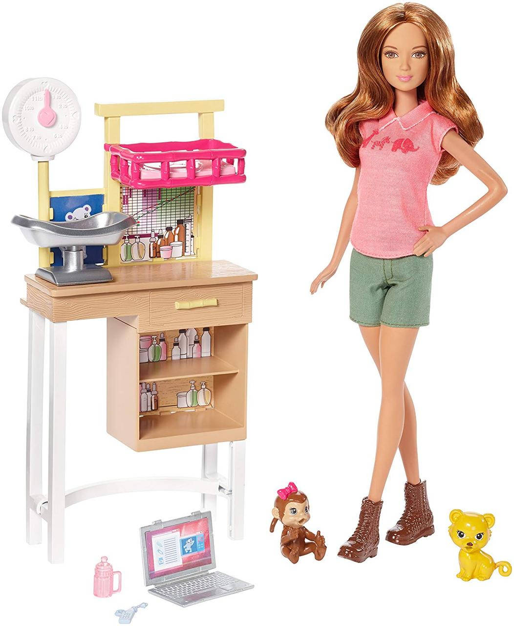 

Barbie Кукла Барби ветеринарный врач(Barbie Zoo Doctor Playset)